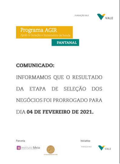 Programa AGIR Pantanal 
